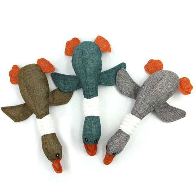 Fun Playful Dog Toy Cartoon Wild Goose