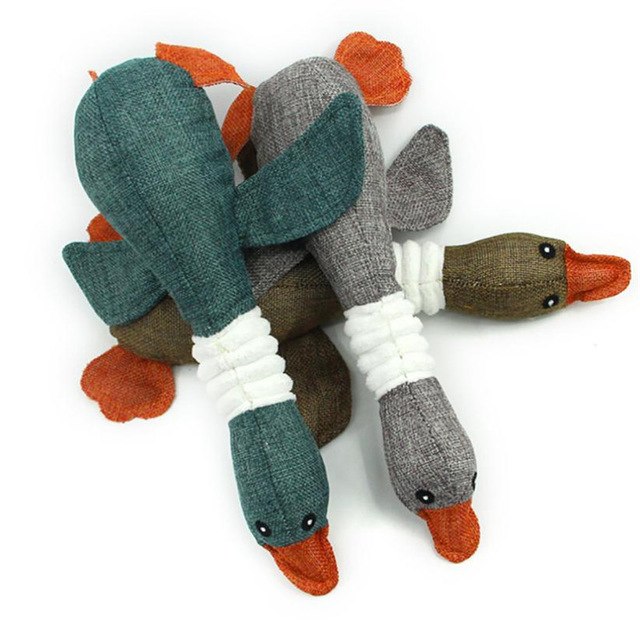 Fun Playful Dog Toy Cartoon Wild Goose